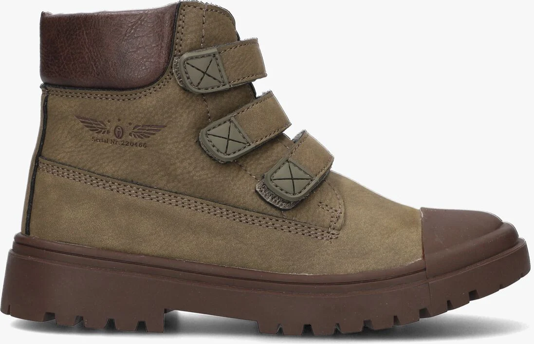 SHOESME groene shoesme enkelboots sw23w008