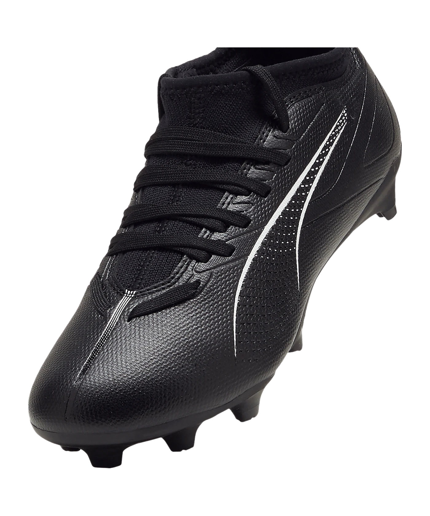 PUMA ULTRA 5 Match FG/AG Eclipse Jr Kids Schwarz Weiss F02