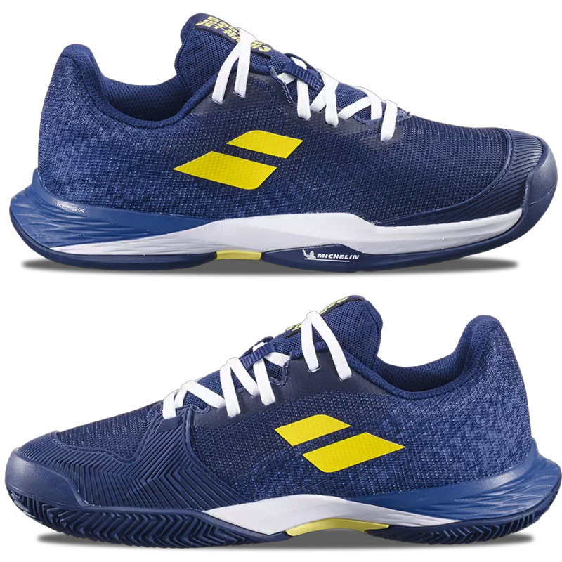Babolat Jet Mach 3 All Court Junior bleu et jaune