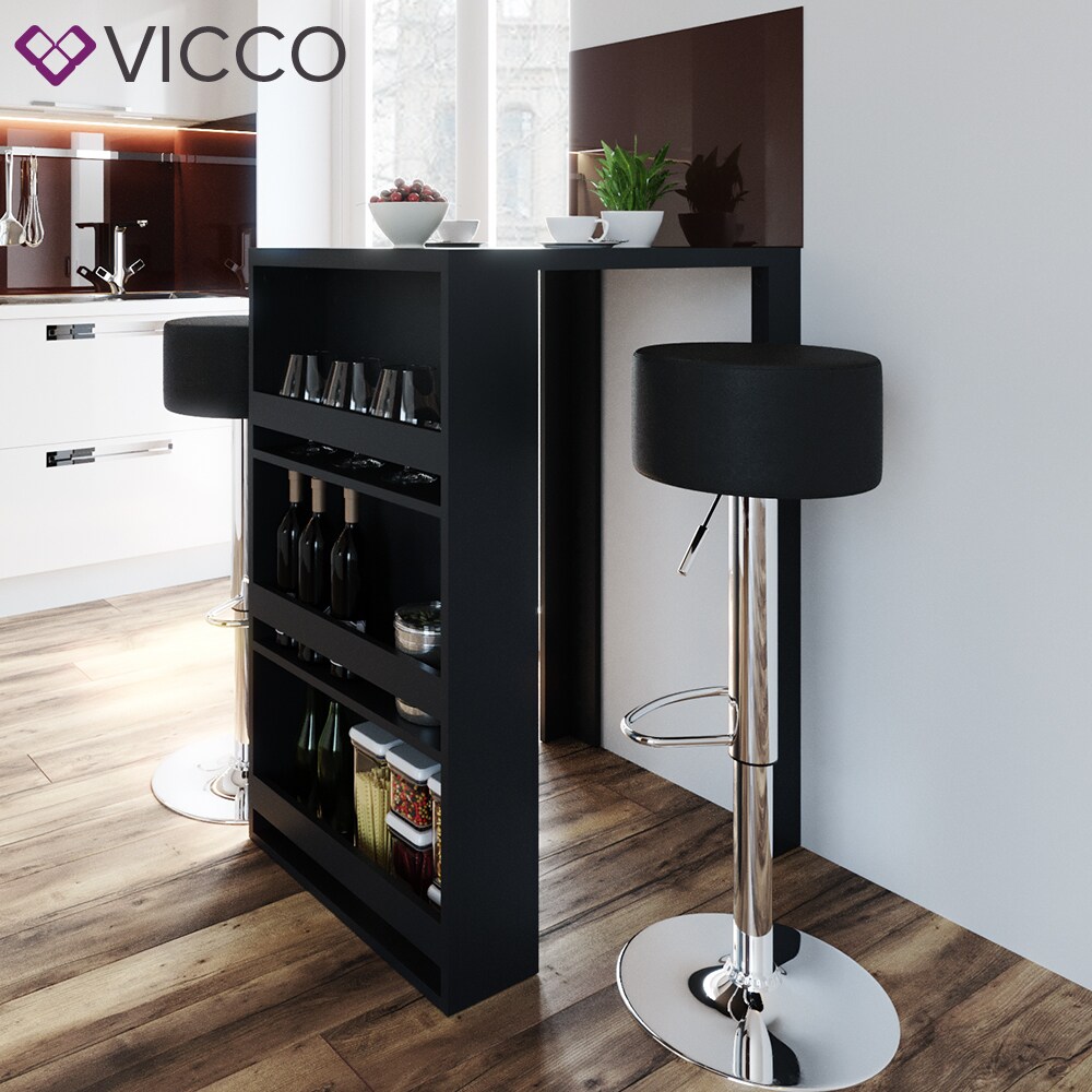 VICCO Bartisch Bar Tresen drei Farben Bartresen Stehtisch Tisch Tisch Bistrotisch inkl. Barhocker