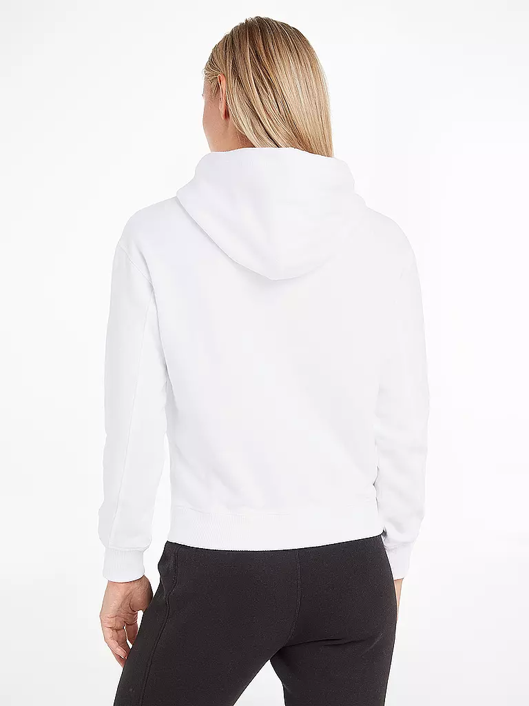 CALVIN KLEIN JEANS Kapuzensweater weiss