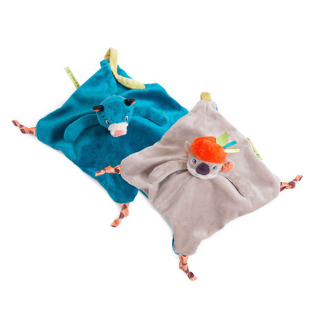 Doudou cache-cache koala panthère Dans la Jungle - MOULIN ROTY