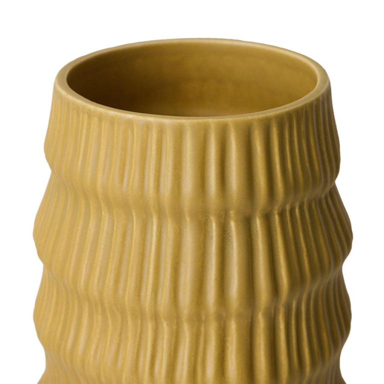 HKliving Ceramic tafellamp, Ochre