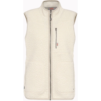 Varg Vargön Fat Wool Weste Off White Damen