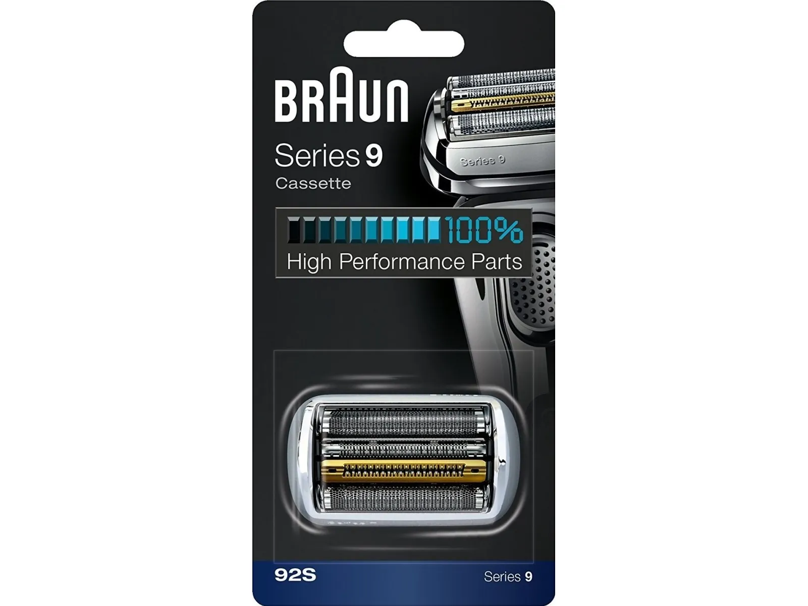 Braun Folia i Blok 92S Silver Series9 cassette (604292) - (S- Silver)