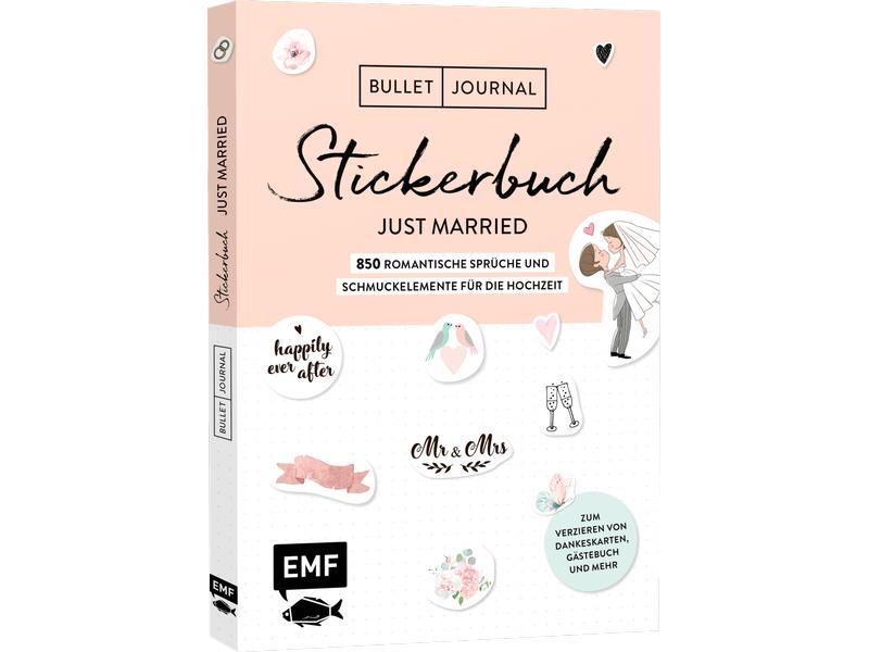 EMF Stickerbuch Just Married 850 Stück Aufklebern zum Tauschen, Sammeln und Dekorieren