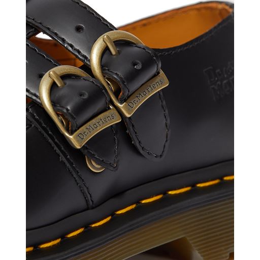 Dr. Martens 8065 Mary Jane Lædersko, Black Smooth, 36