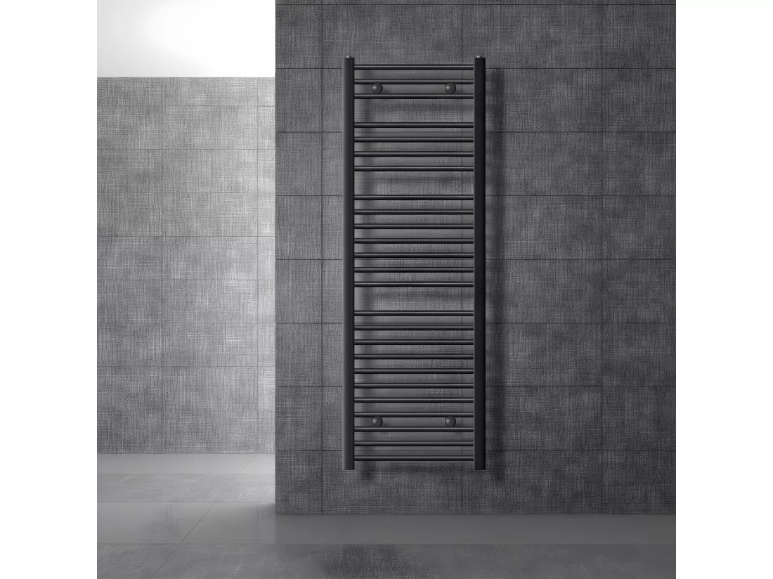 Radiateur de salle de bain Sahara Raccord latéral sèche-serviettes Anthracite 50x150cm