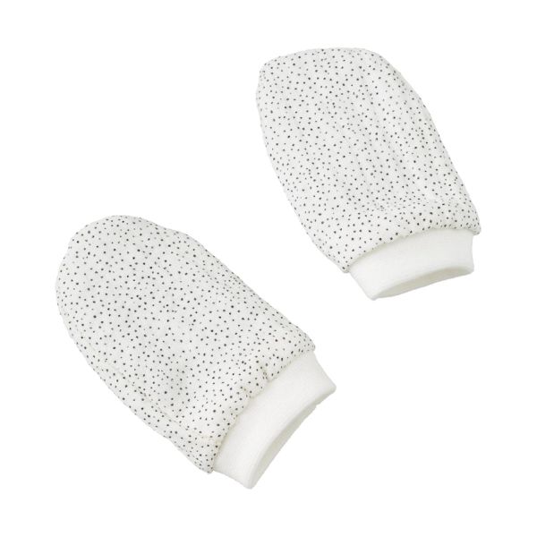 Cottonbaby Krabwantjes Sparkle Wit / Taupe