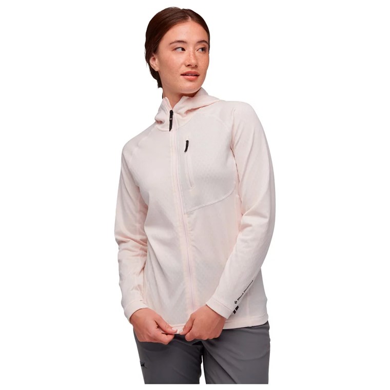 Black Diamond W Coefficient Hoody Hoody Ice Pink