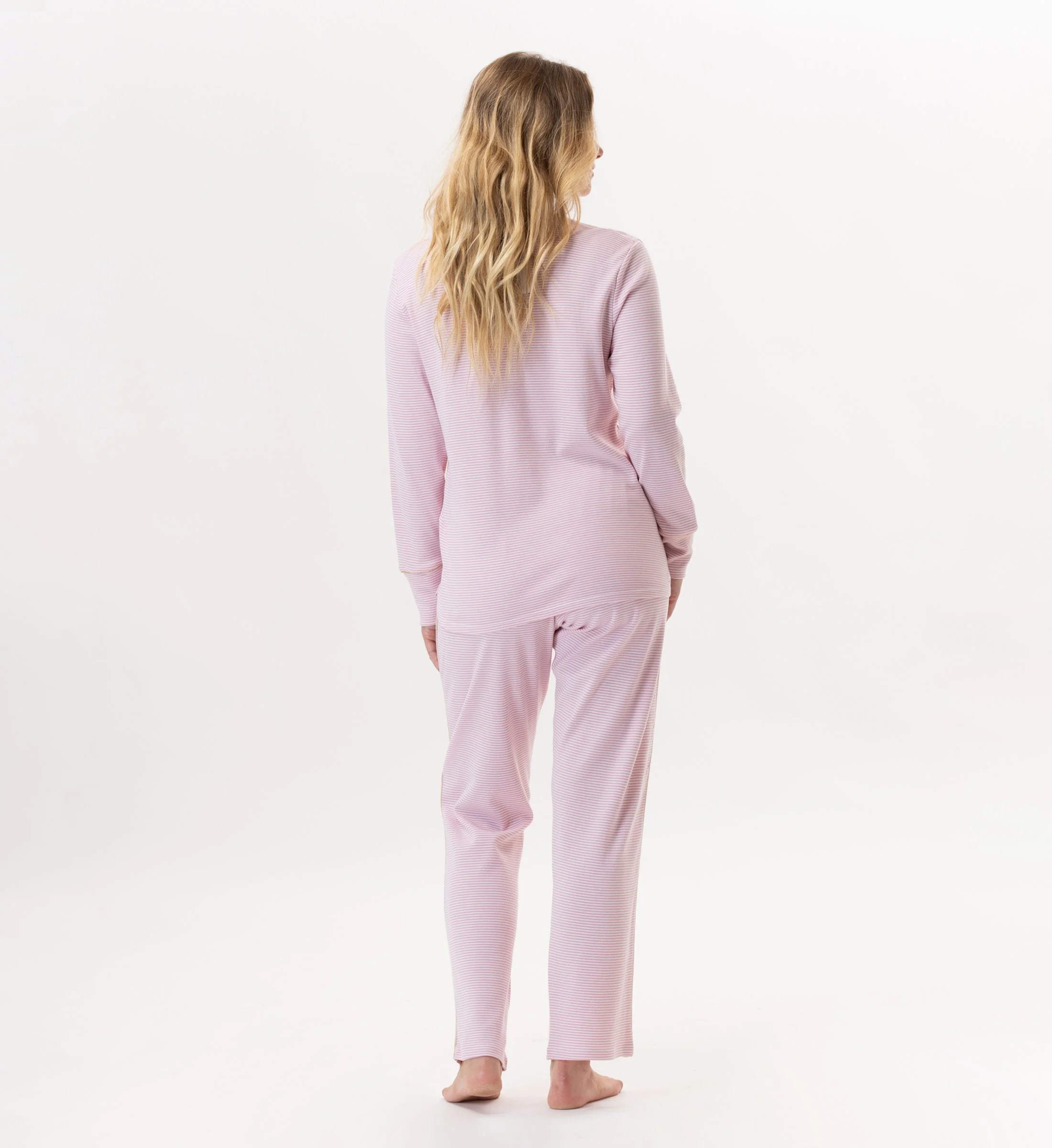 GARANCE 802 - Pyjama en coton | Rose