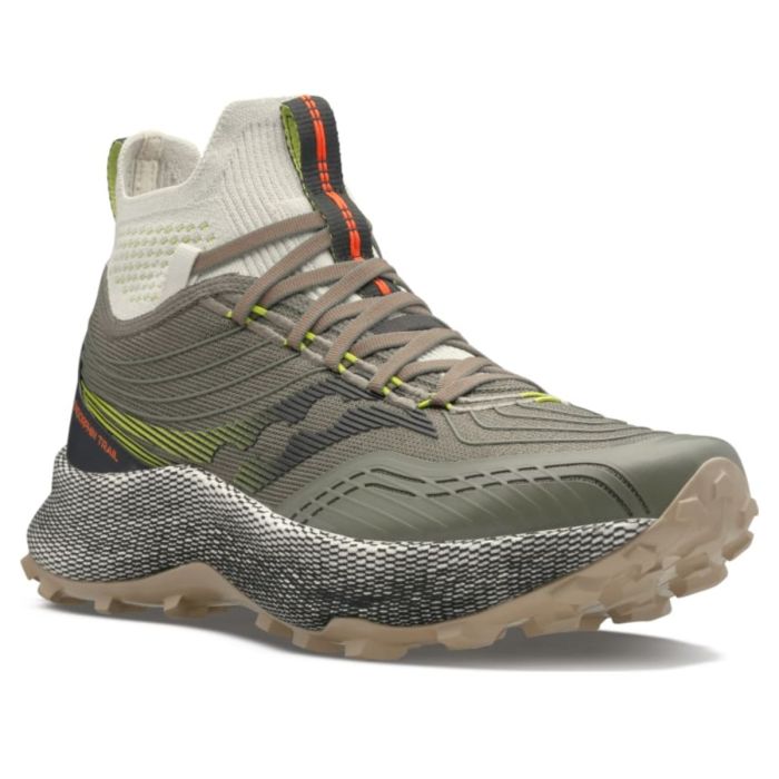 Saucony Herre Trailsko Endorphin Trail Mid Grøn
