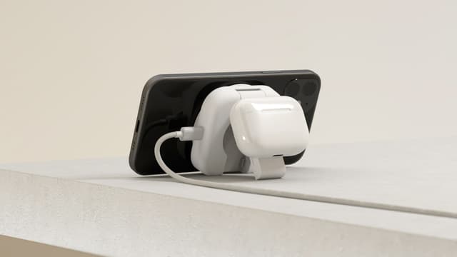 Zens 2-i-1 magnetisk trådløs oplader