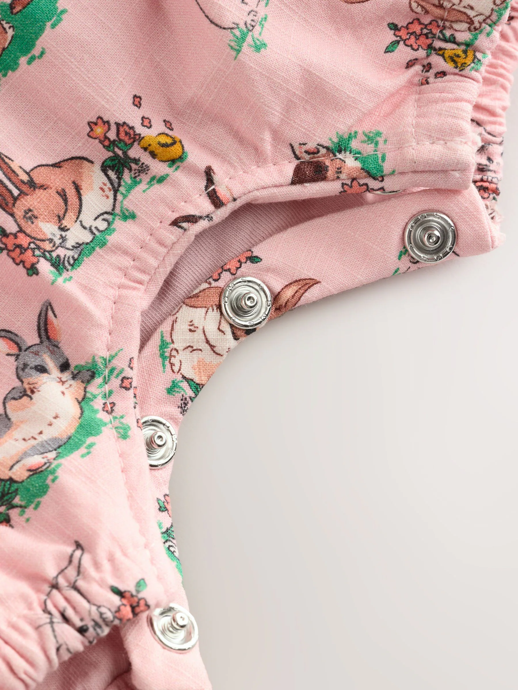 Cath Kidston roze bloemenprint - Babyromper van bedrukte jersey