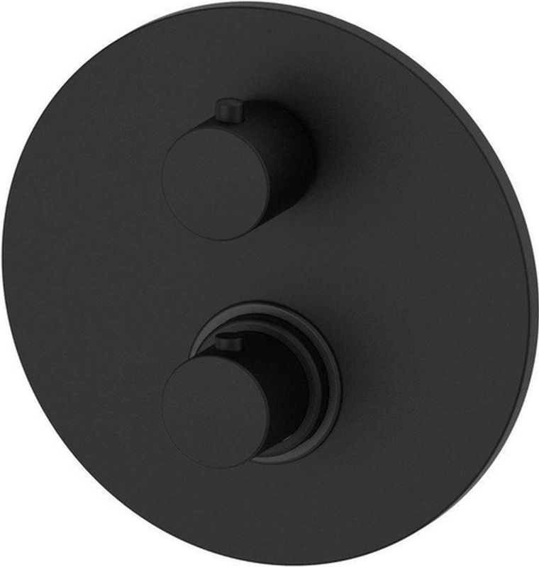 Paffoni - Light - Douche Thermostaatkraan - Zwart Mat - Thermostatisch