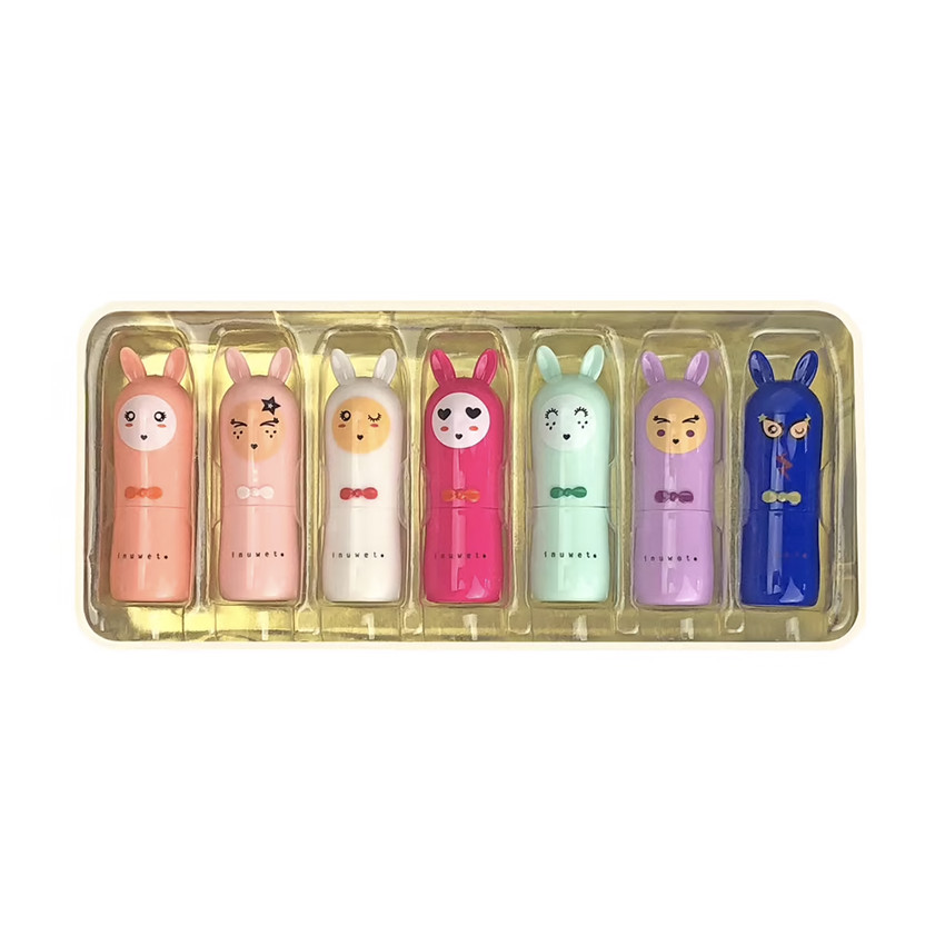 Coffret édition limitée 7 baumes à lèvres parfumés Pompon Box