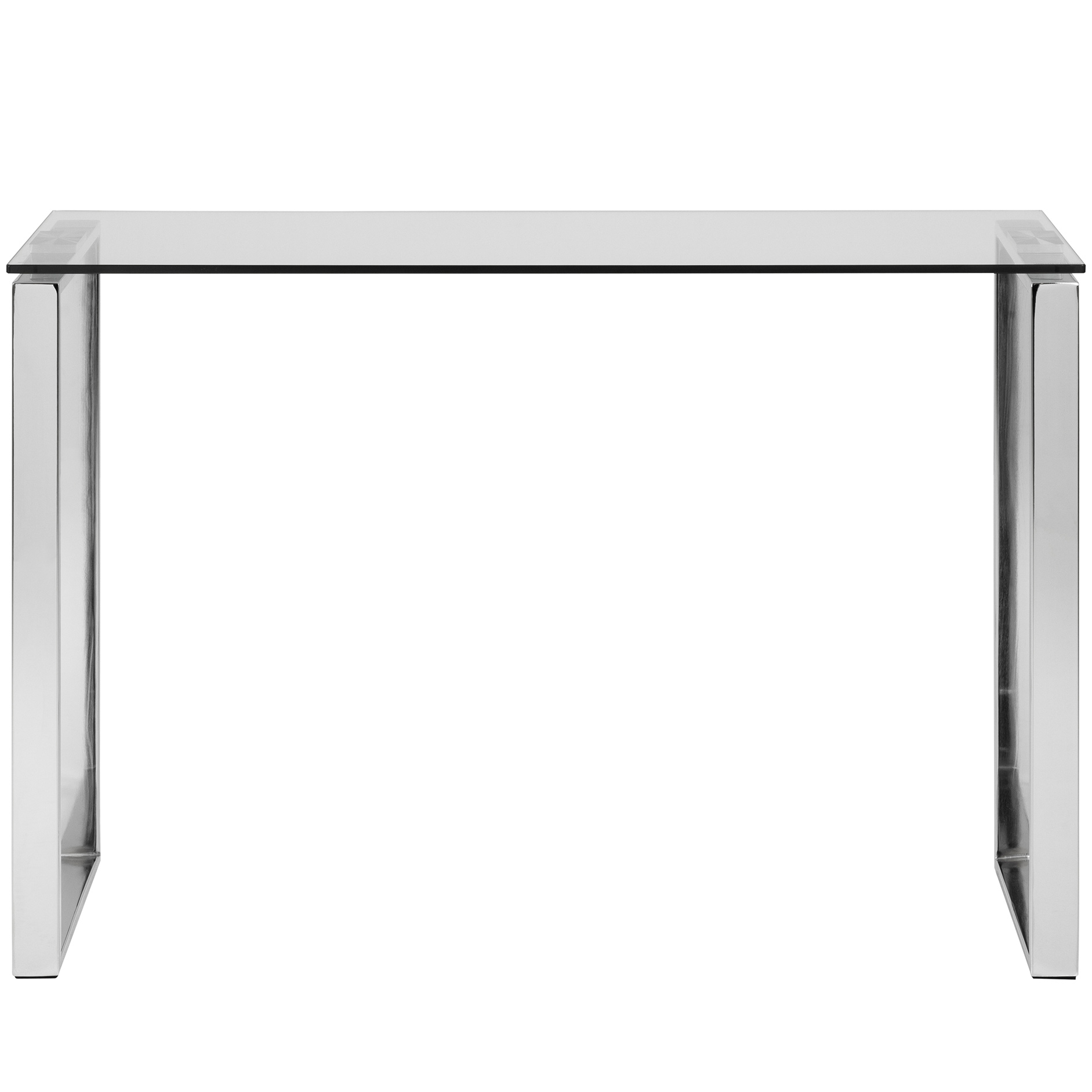 Konsolentisch KATRINE - silberfarben-transparent - 110 cm breit