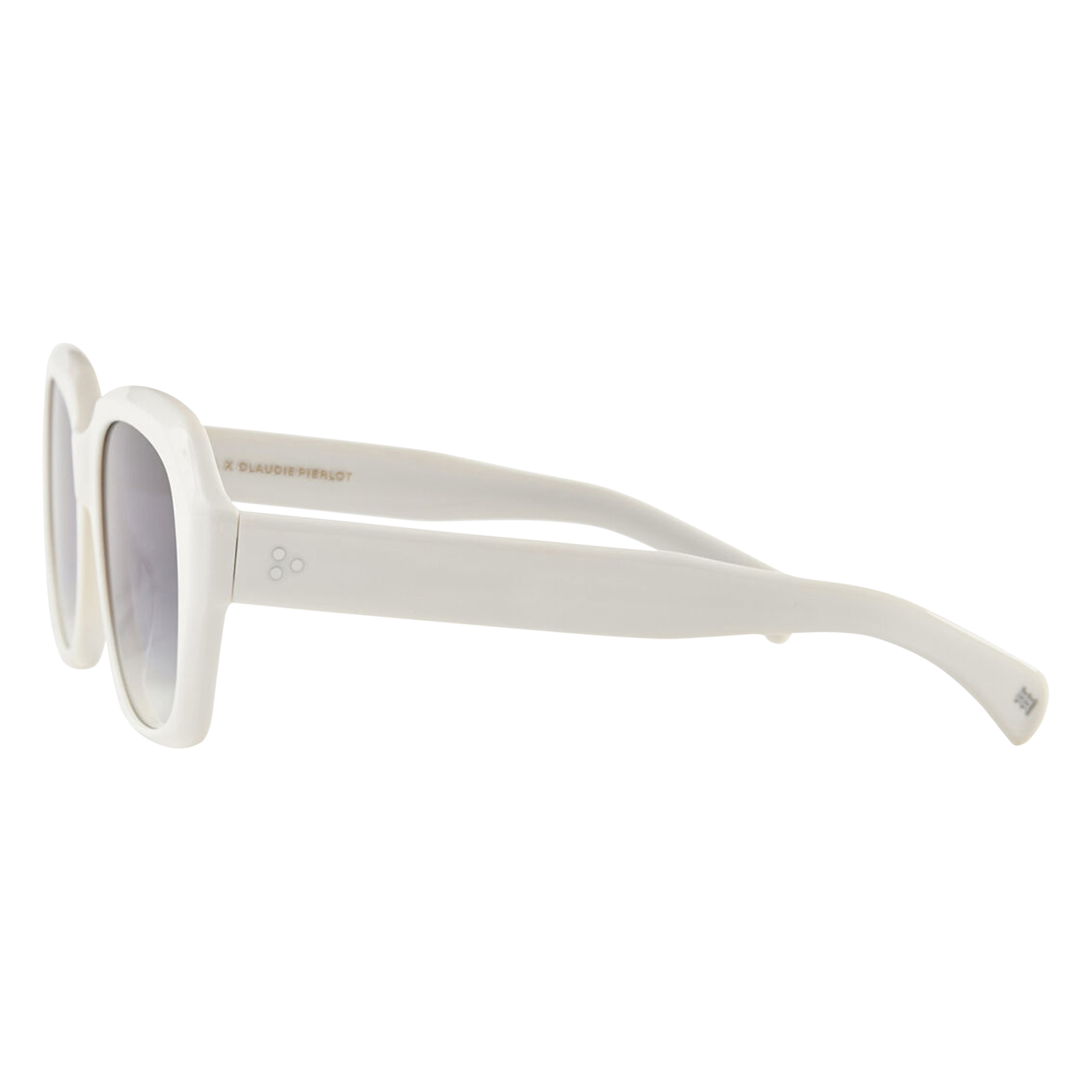 Lunettes de soleil carrées | Blanc