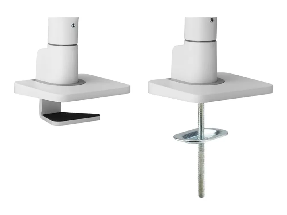 [OUTLET] - Neomounts DS75S-950WH2 - Monteringssæt (skrivebordsmonteringsarm) - fuld bevægelse - for 2 LCD displays - aluminium - hvid - skærmstørrelse: 17