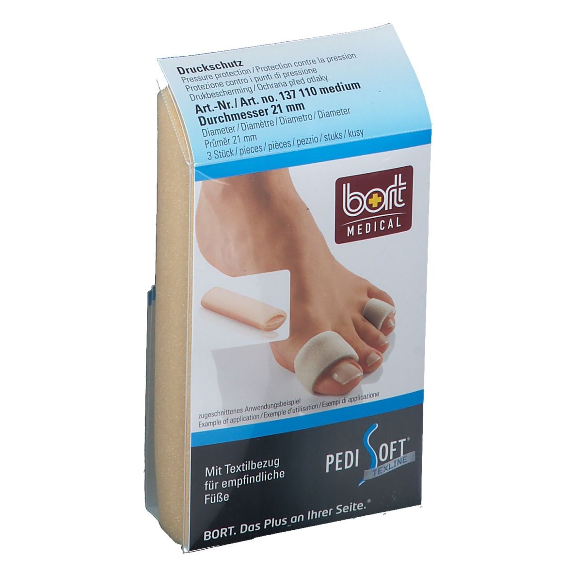 BORT PediSoft® TexLine Druckschutz Gr. M
