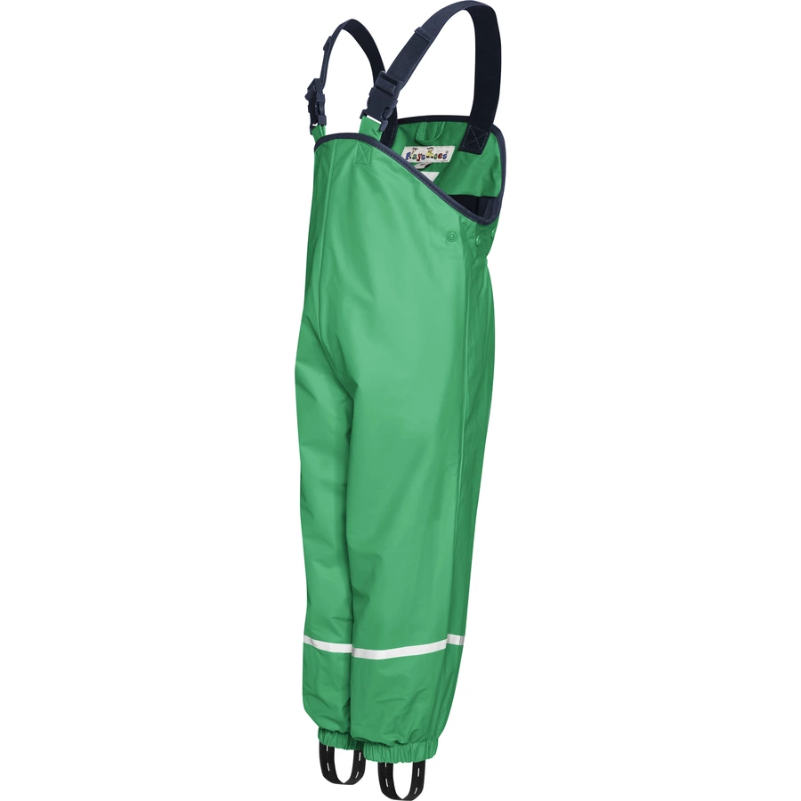 Playshoes Regenlatzhose Fleece grün