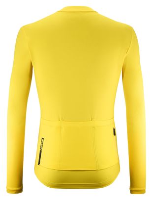 Maillot Manches Longues Mavic Aksium Thermo Jaune