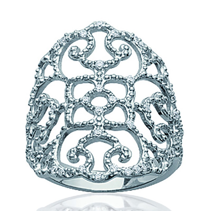 Bague Femme - Argent 925 - Oxyde de zirconium
