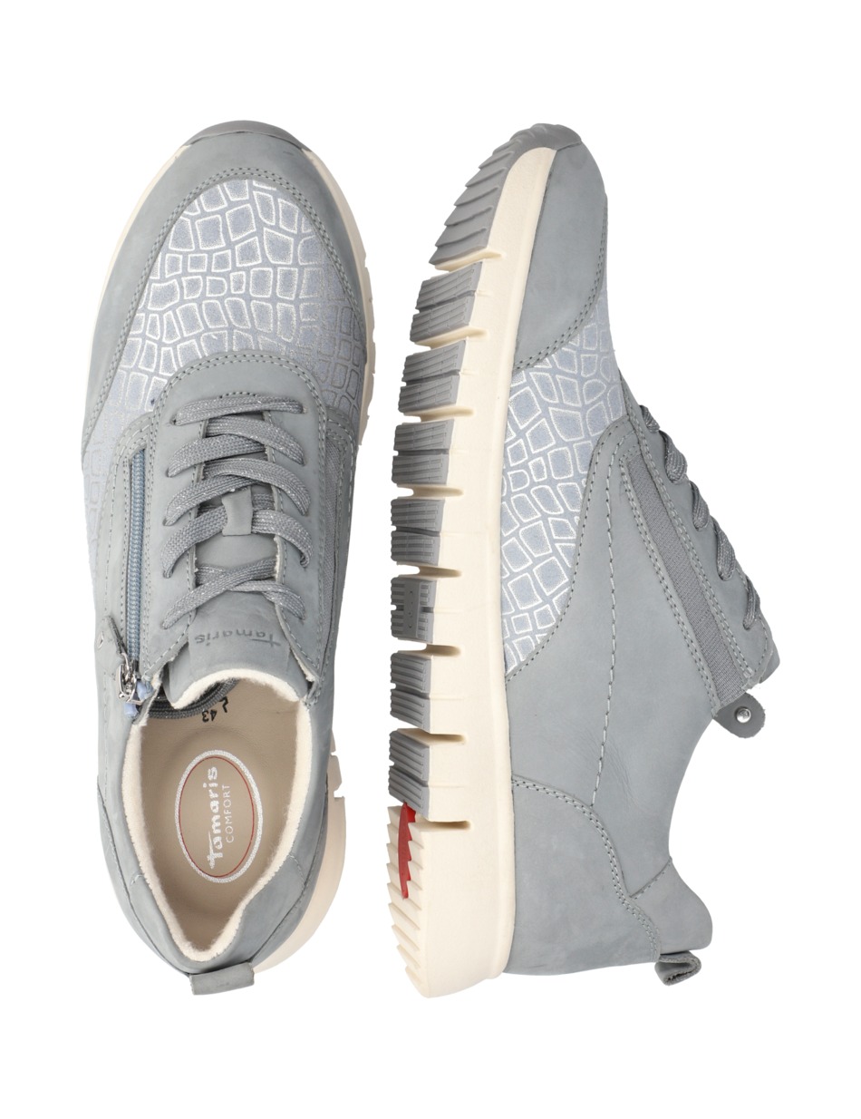 Lederkombination Sneaker