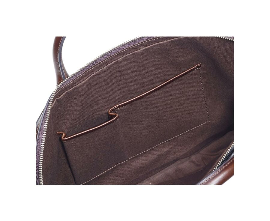 Porte-documents homme en cuir Chocolat - WILLINGTON
