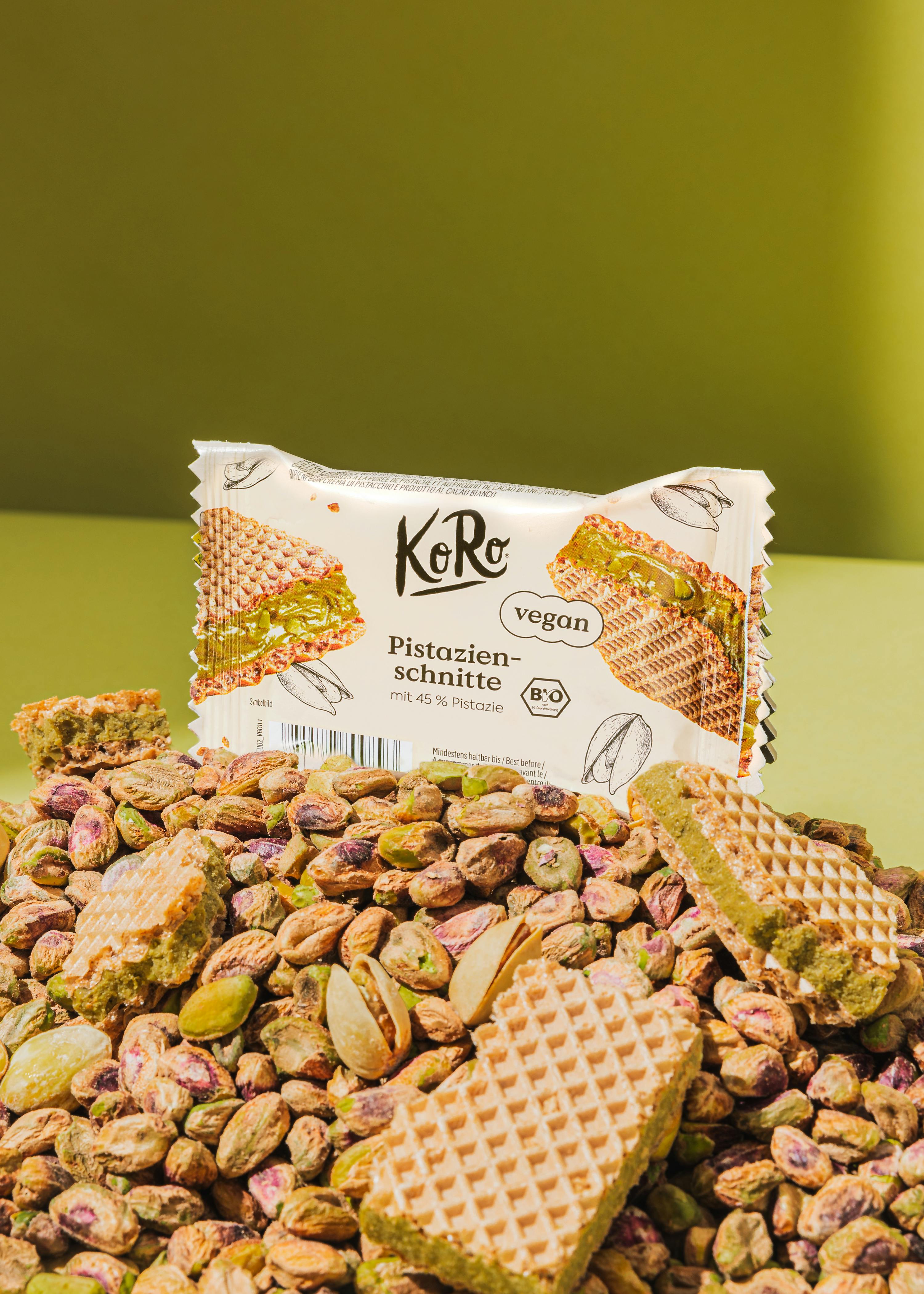 Bio Pistazienschnitte mit 45 % Pistazie 22 g