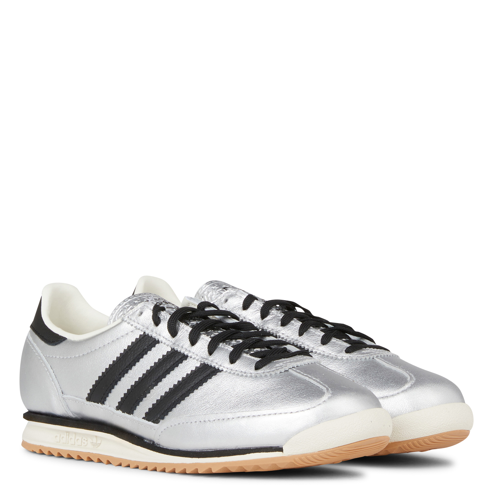SL 72 OG W - Baskets basses métallisées | Argent
