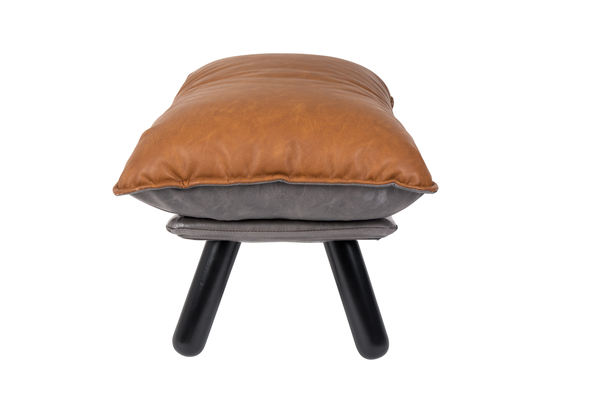 Hocker Lazy Sack PU-leer Bruin