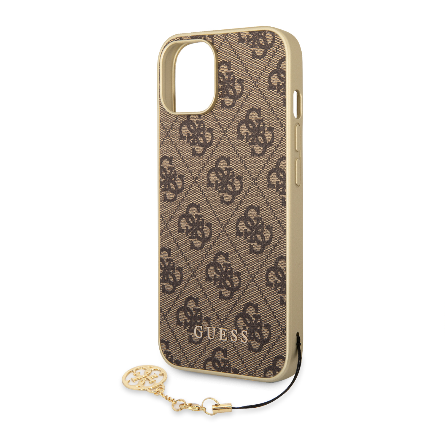 iPhone 14 Charms Hardcase Hülle (GUHCP14SGF4GBR) - Braun