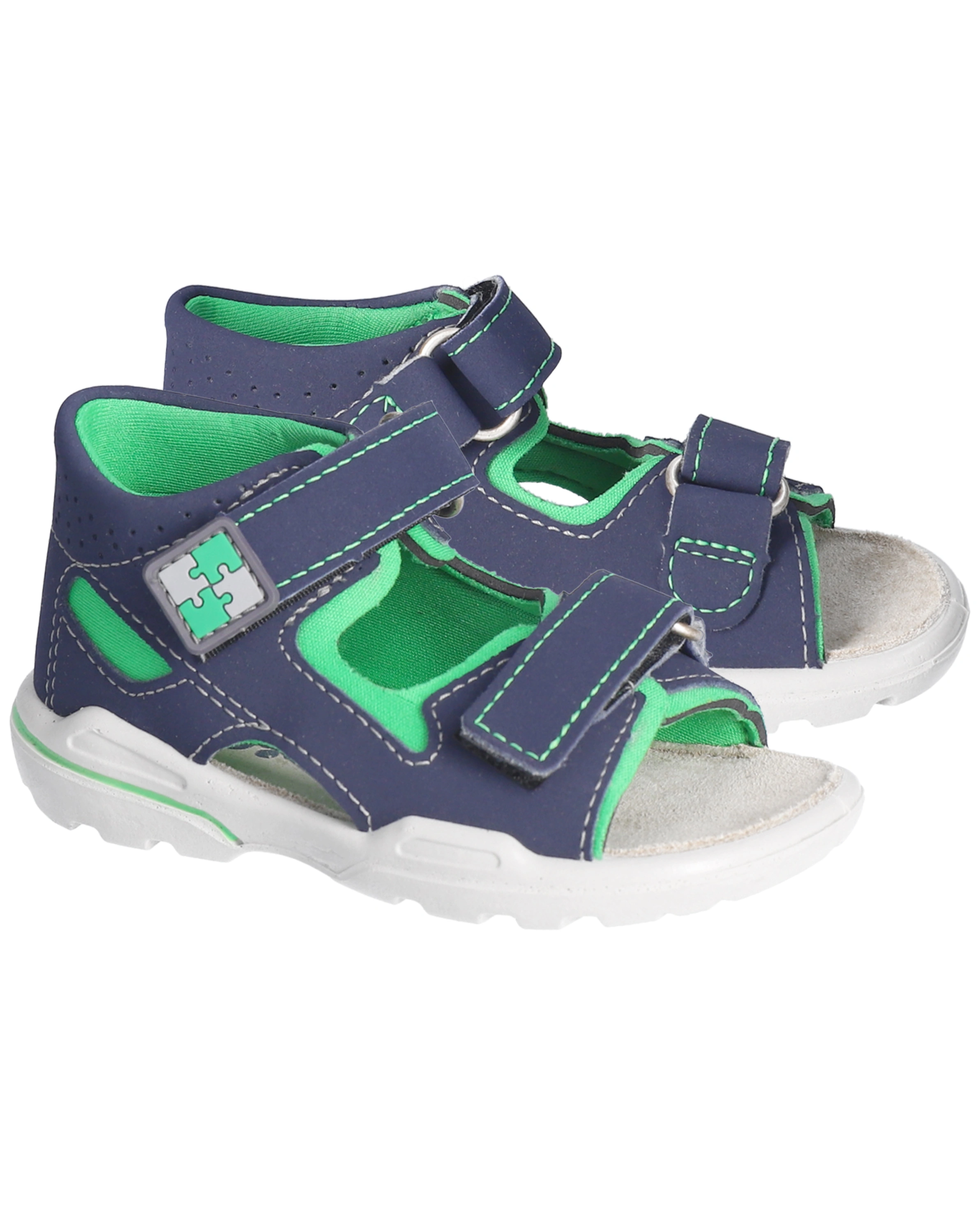 Klett-Sandalen MANTO in nautic/neongrün