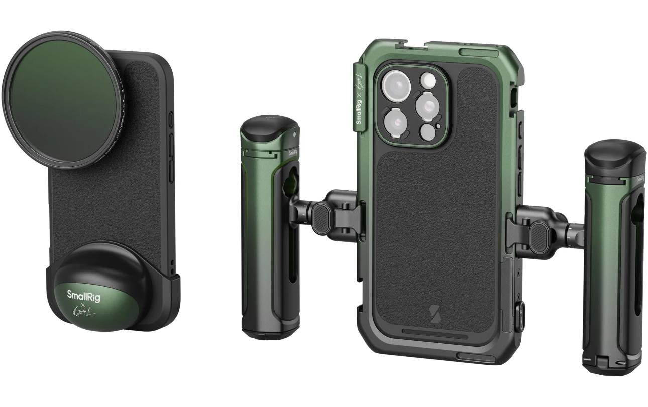 Mobile Lightweight Video Kit<br>Dual Handheld Recording Kit für das iPhone 16 Pro