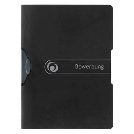 Herlitz Express Clip A4 Bewerbung PP schwarz 30 Blatt