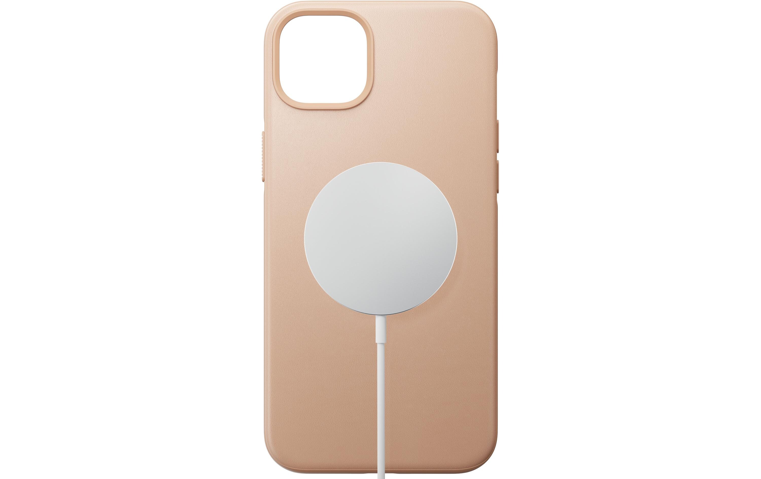 Back Cover Modern Leather iPhone 14 Plus BeigeModerne Schutzhülle aus Leder für das Apple iPhone 14 Plus