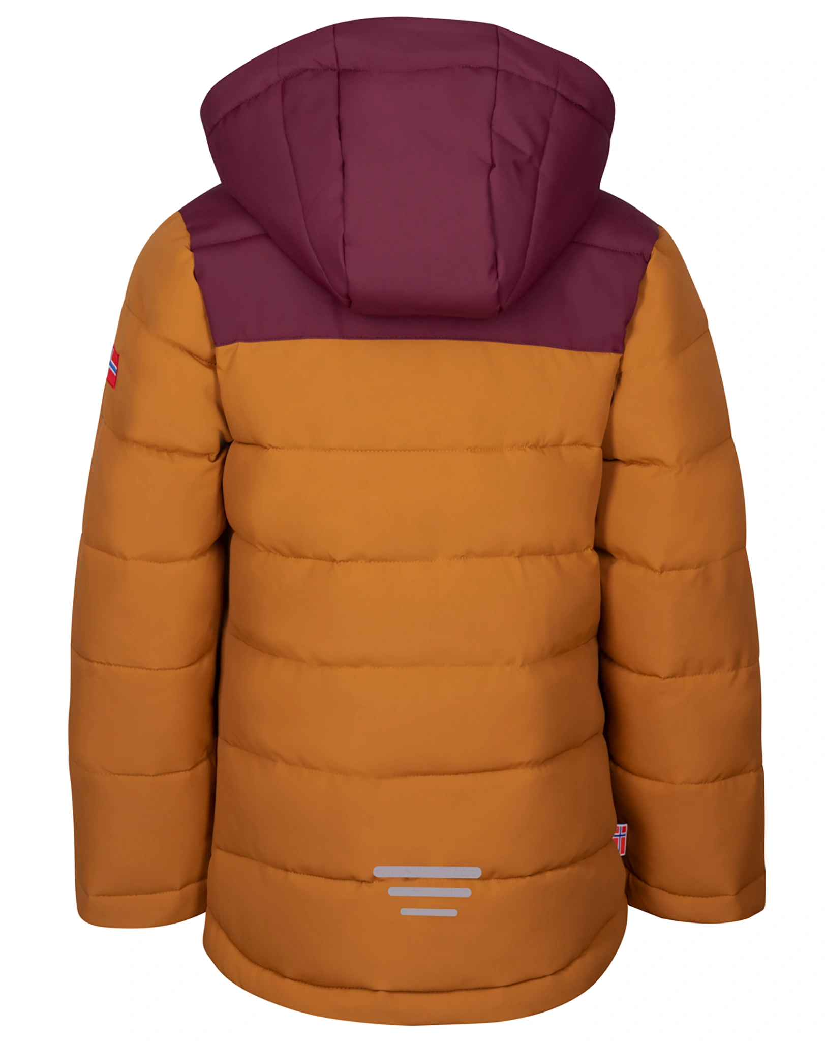 Steppjacke GIRLS GRYLLEFJORD in redwood/caramel