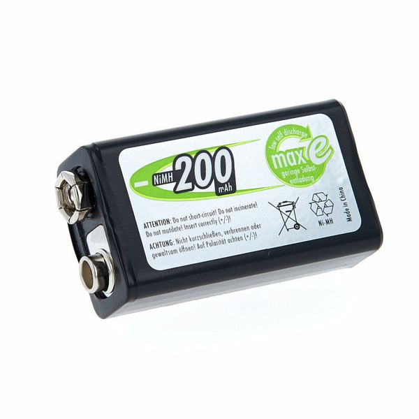 Ansmann maxE 9V Rechargeable 200mAh