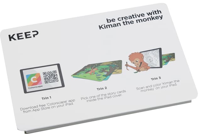 KEEP iPad 10,2” / iPad Air 10,5” cover til børn (brun)
