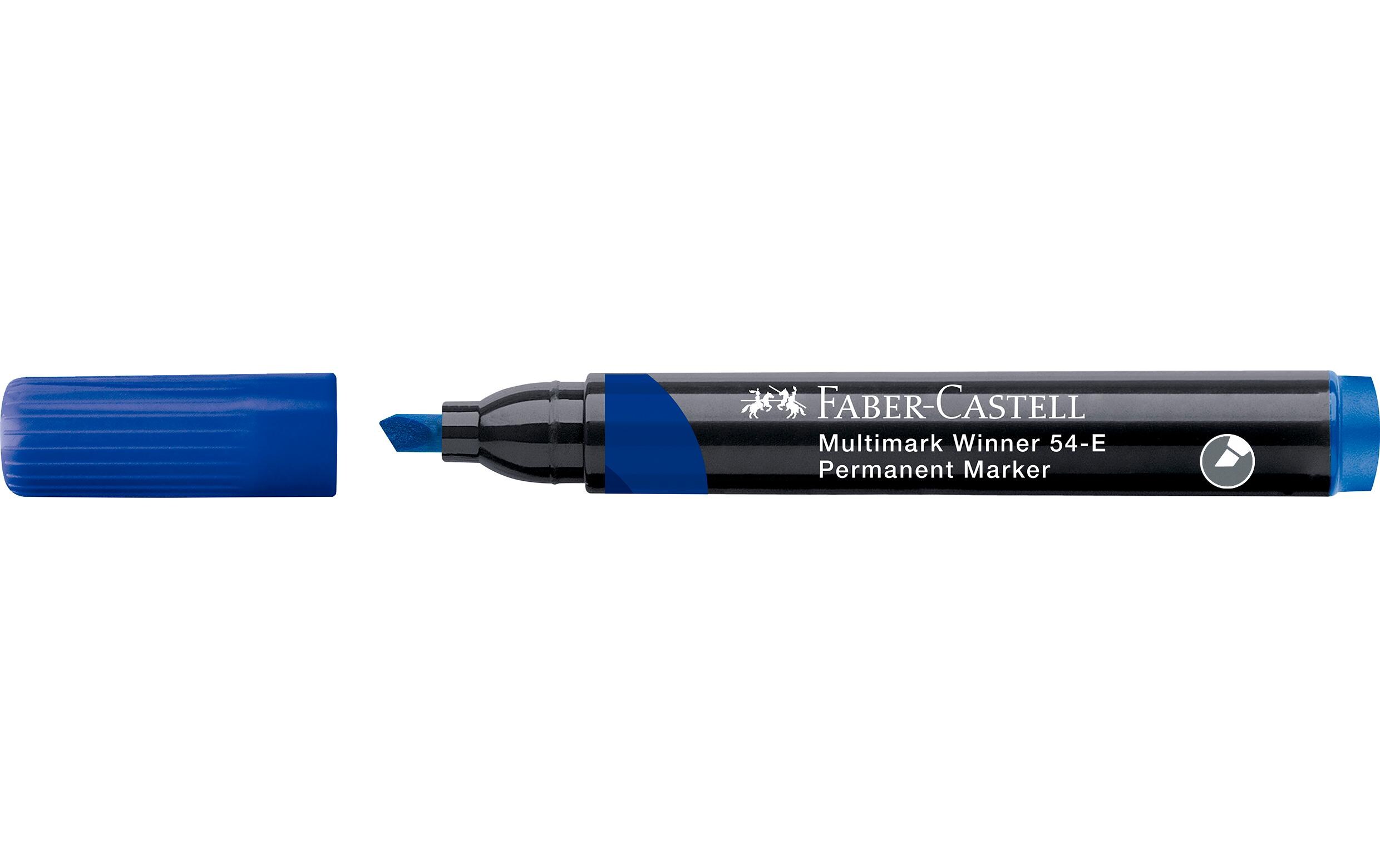 Permanent-Marker Multimark Winner 54-E BlauFolienstift mit Keilspitze