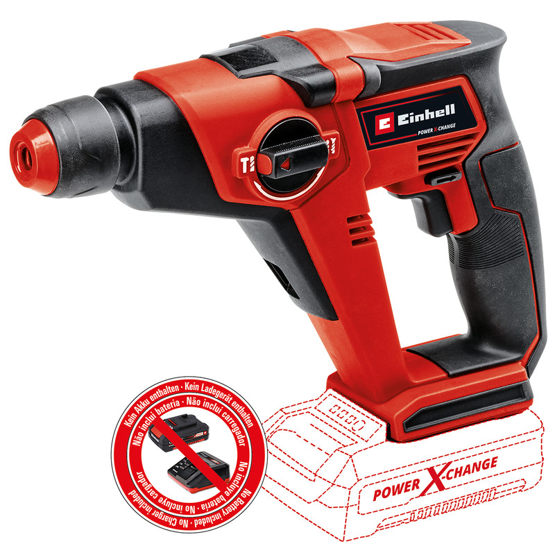Einhell TE-HD 18/12 accu boorhamer (body) 18V Li-ion SDS Plus