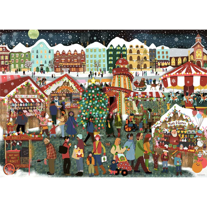 Puzzle : 1000 pièces - Le marché de Noël