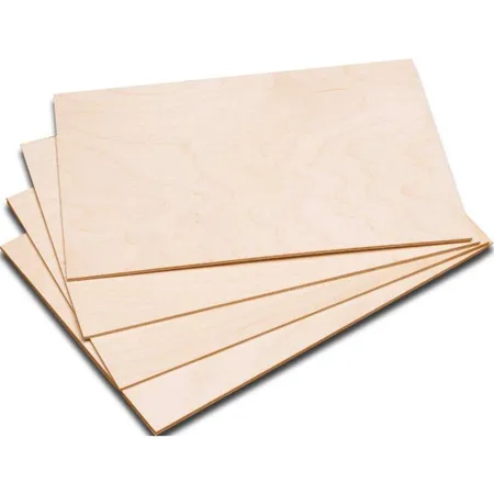 Pebaro Laubsäge Birkensperrholzplatten, 4 St. Din A4