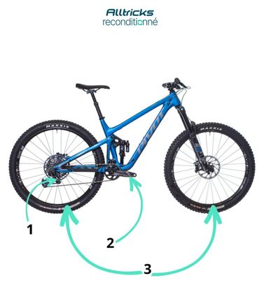 Vélo d'Exposition - VTT Tout-Suspendu Pivot Switchblade Sram GX/X01 Eagle 12V Bleu 2022 L