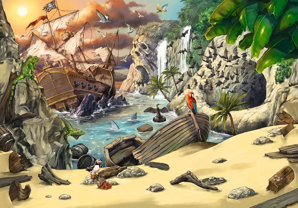Ravensburger Spiel EXIT Puzzle Kids Das Piratenabenteuer