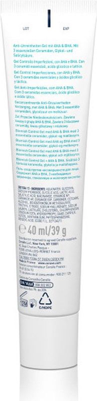 CeraVe - Acne Control Gel - Gezichtsverzorging - 100% Echt - Geïmporteerd uit VS