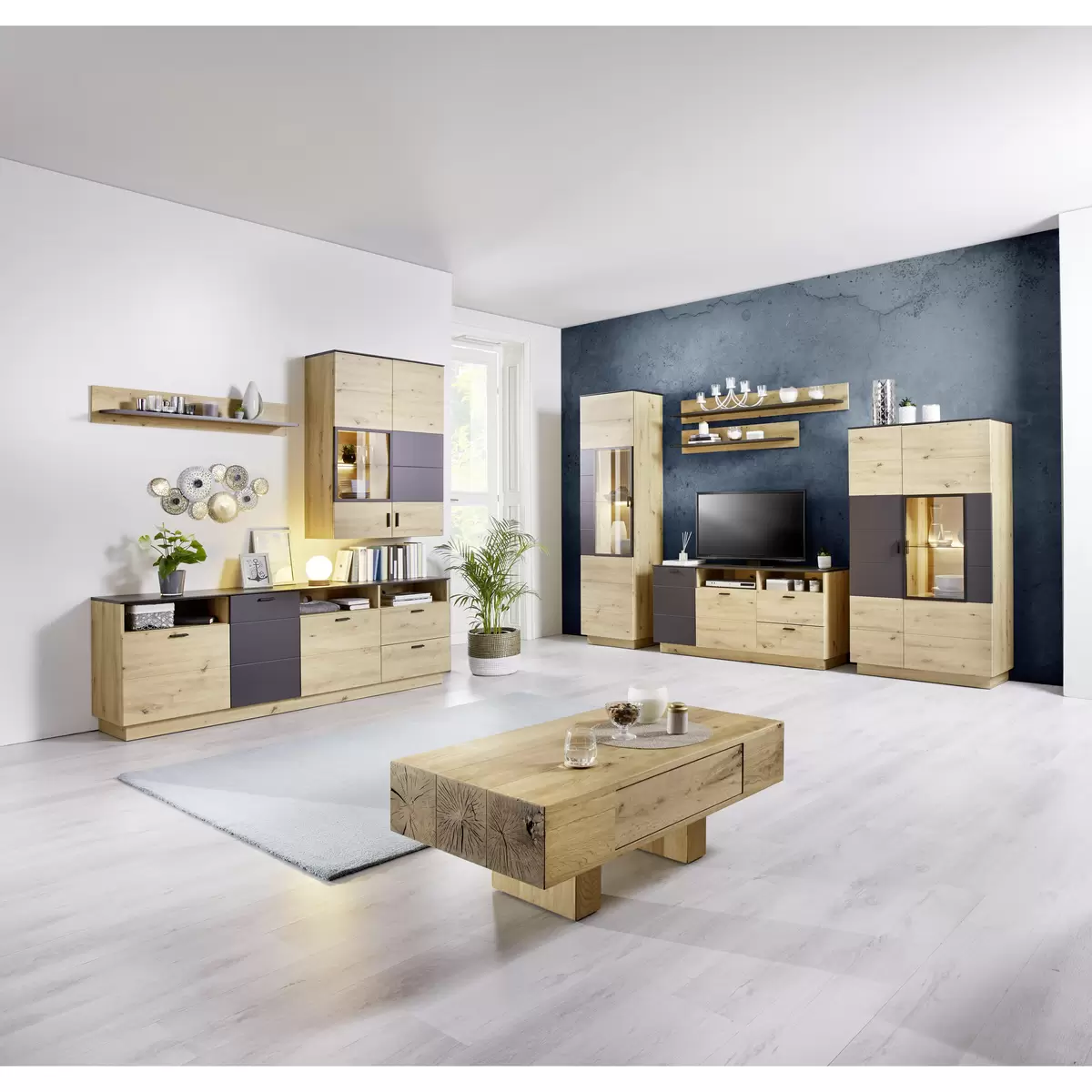 Hängeschrank Tonale Artisan Eiche,grau