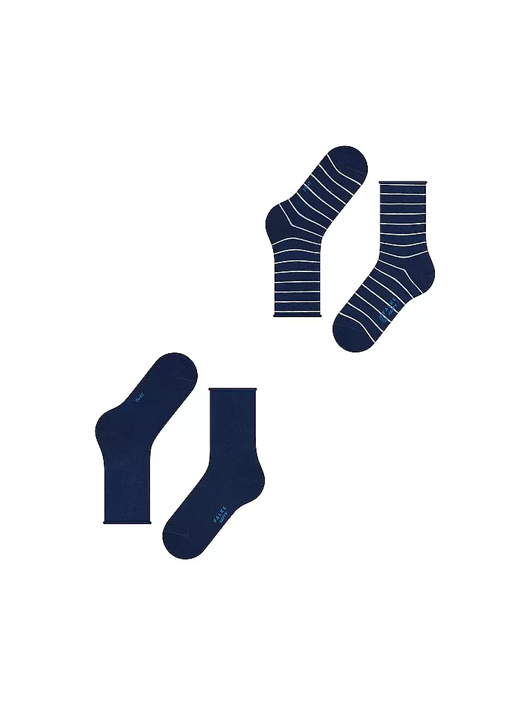 FALKE  Sneakersocken Happy Stripe 2er Pkg royal blue blau