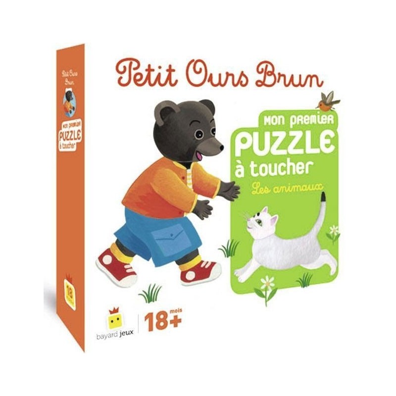 Petit Ours Brun - Mon premier puzzle à toucher, Les animaux